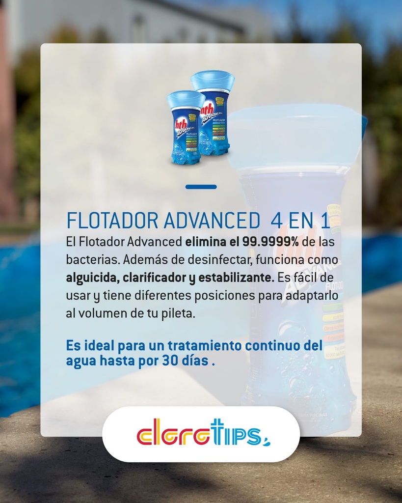 Clorotec Flotador Advanced 4 en 1